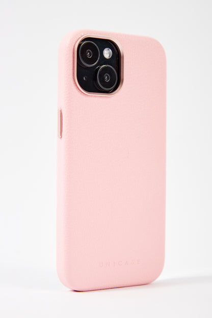 【iPhone15 Pro】Heart Shrink Case (pale pink)