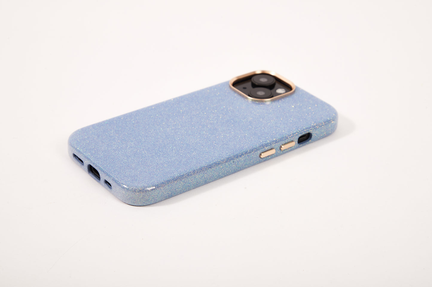 【iPhone15 Pro】Sparkling Case(blue)