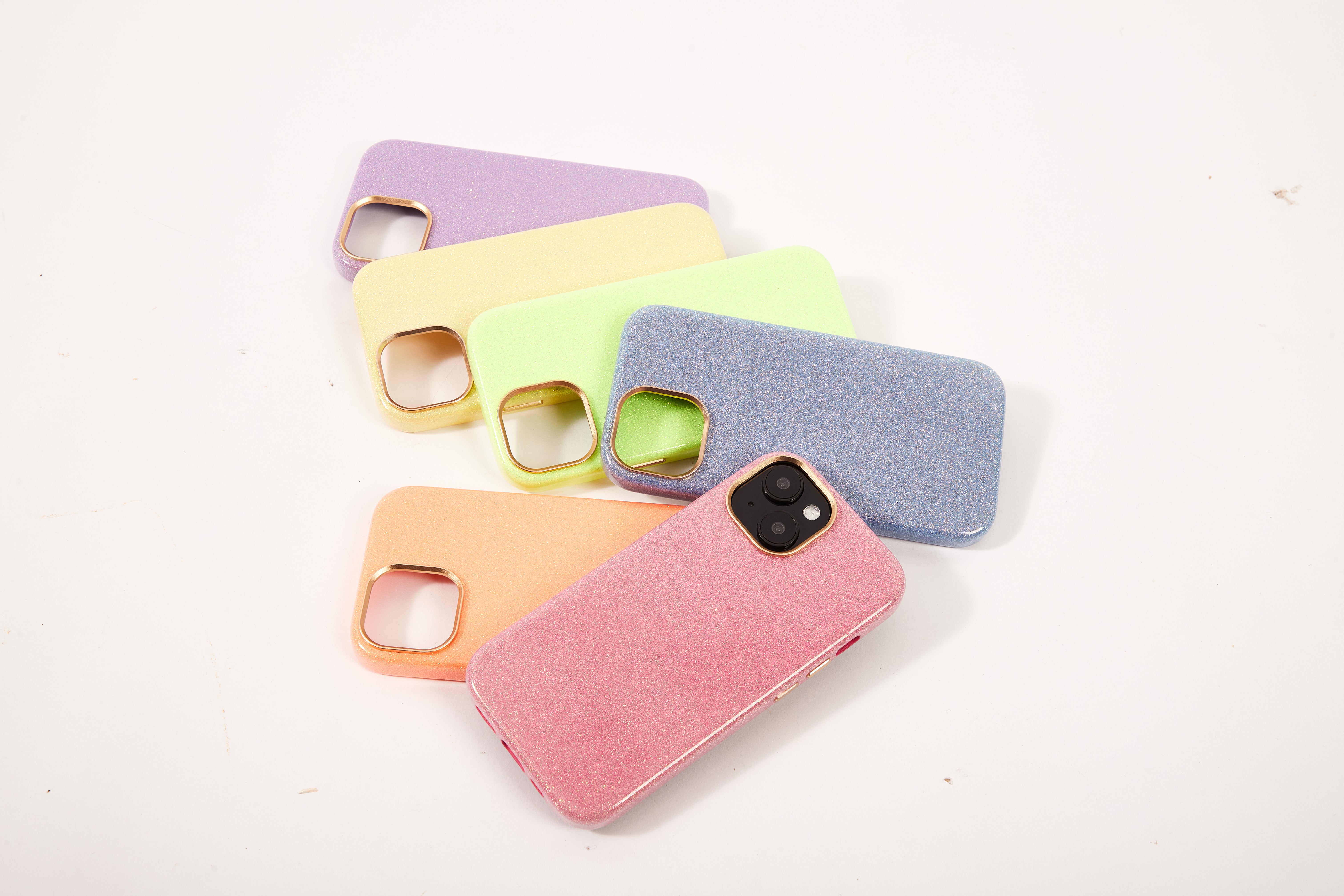 iPhone15 Pro】Sparkling Case(rose pink) – UNiCASE