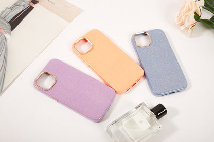 【iPhone15 Pro】Sparkling Case(orange)
