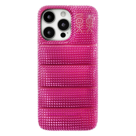 THE PUFFER CASE (PINK RHINESTONE)