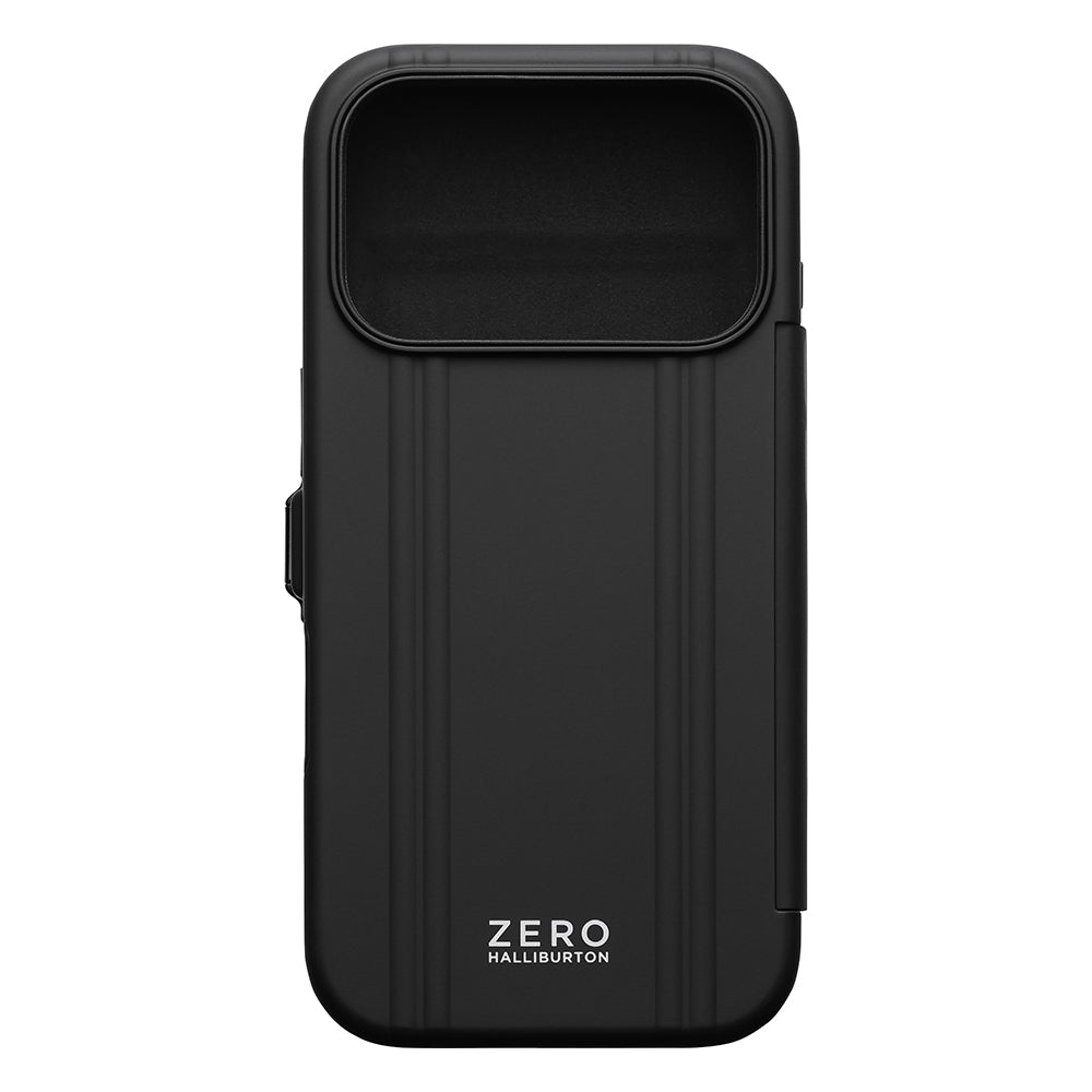 ZERO HALLIBURTON Hybrid Shockproof Flip Case (Black)