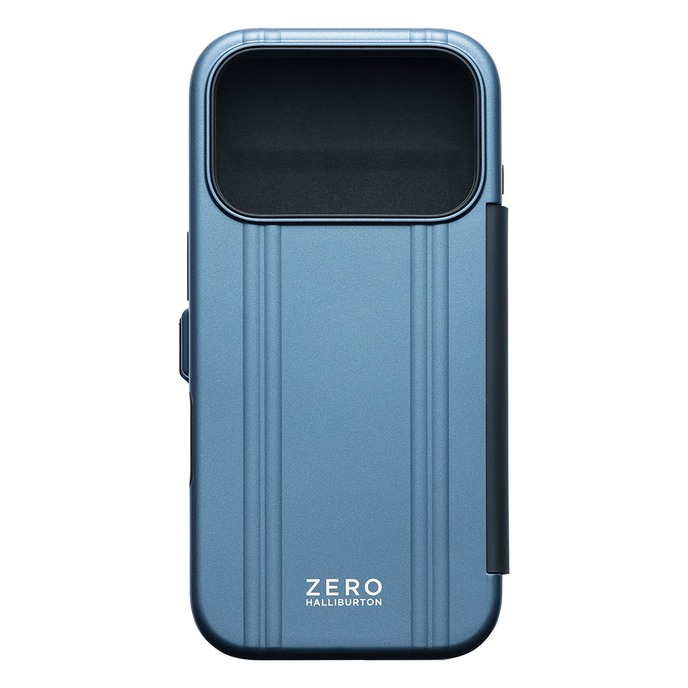 ZERO HALLIBURTON Hybrid Shockproof Flip Case (Steel Blue)