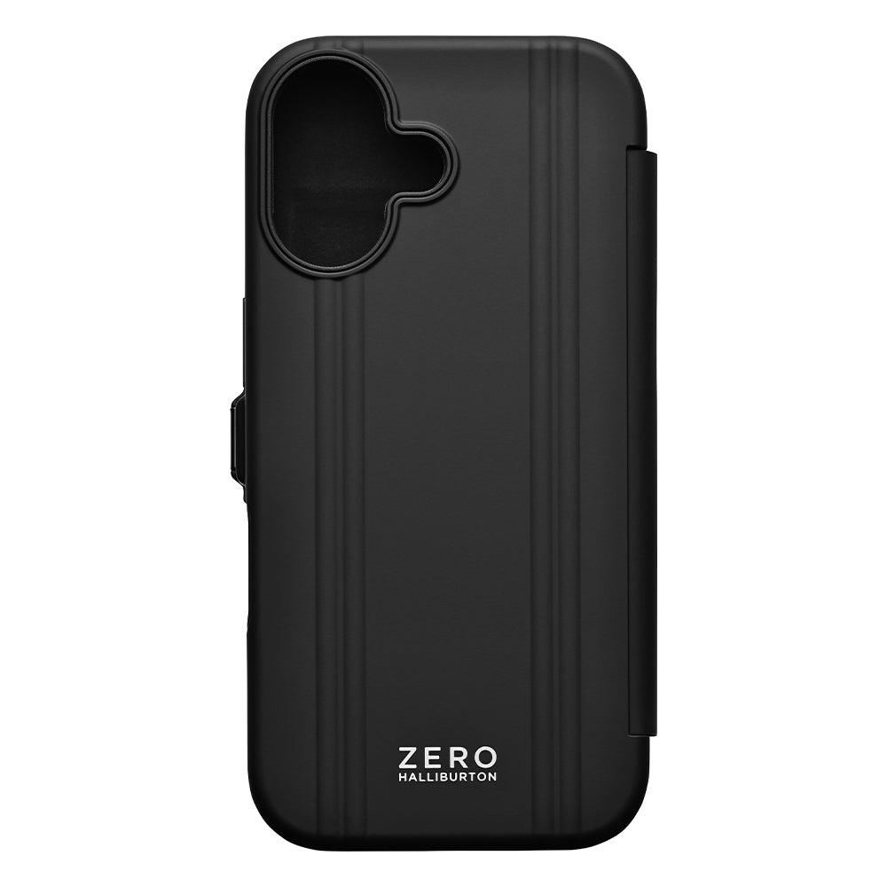 ZERO HALLIBURTON Hybrid Shockproof Flip Case (Black)