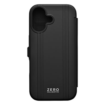 ZERO HALLIBURTON Hybrid Shockproof Flip Case (Black)