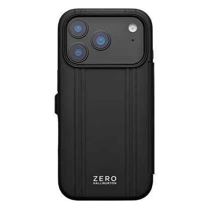 ZERO HALLIBURTON Hybrid Shockproof Flip Case (Black)