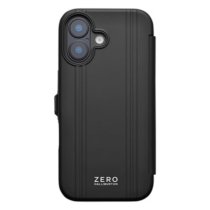 ZERO HALLIBURTON Hybrid Shockproof Flip Case (Black)