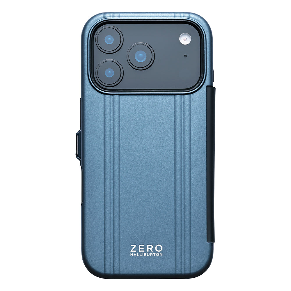 ZERO HALLIBURTON Hybrid Shockproof Flip Case (Steel Blue)
