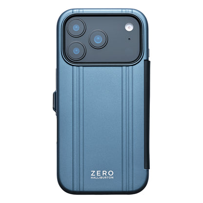 ZERO HALLIBURTON Hybrid Shockproof Flip Case (Steel Blue)