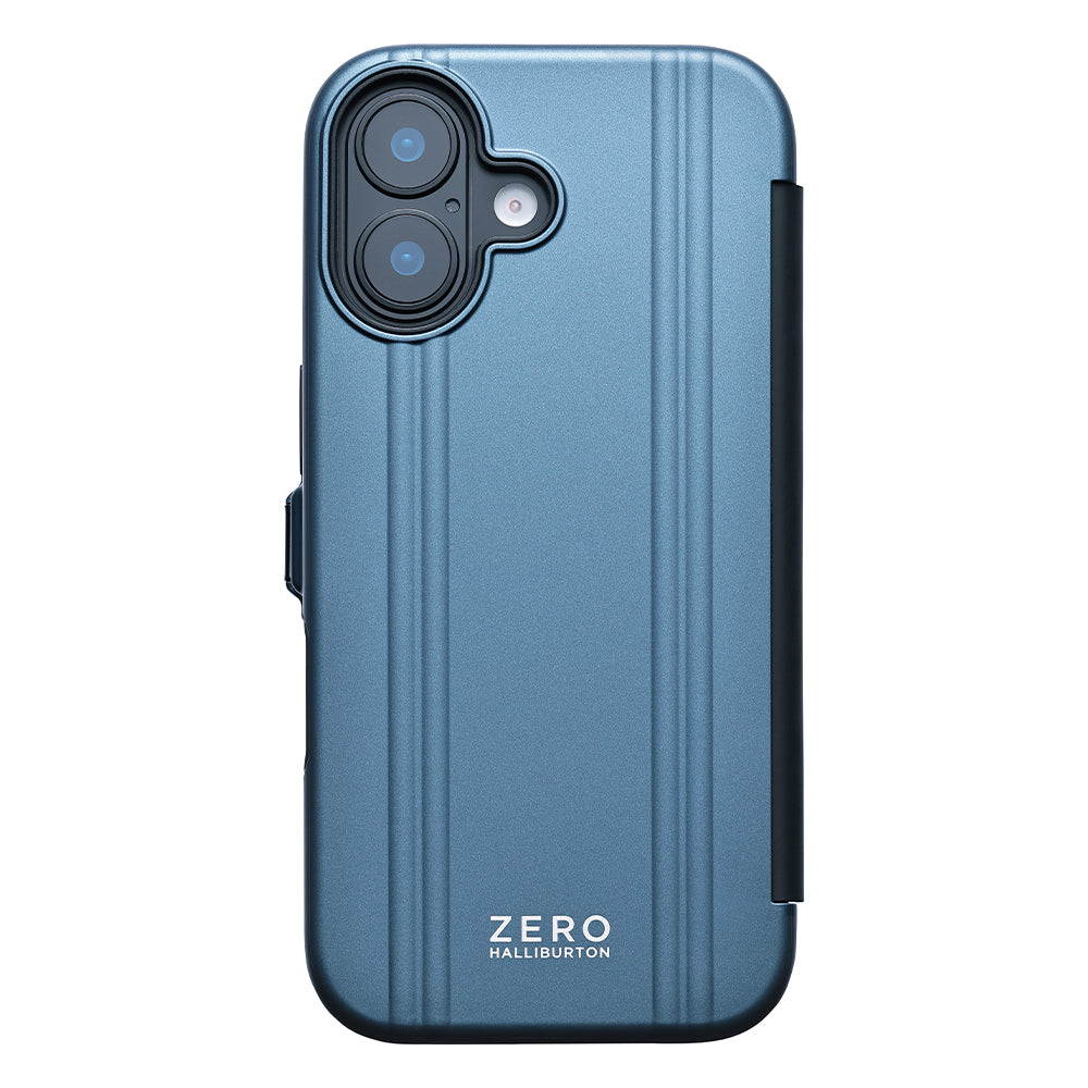 ZERO HALLIBURTON Hybrid Shockproof Flip Case (Steel Blue)