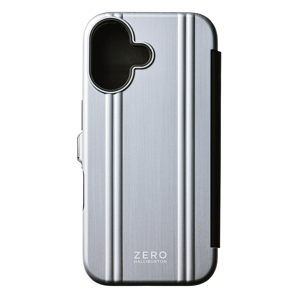 ZERO HALLIBURTON Hybrid Shockproof Flip Case (Matte Silver) – UNiCASE