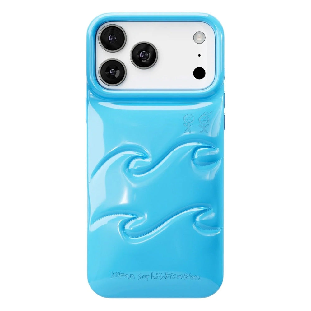 darich 新作 iPhone17ケース サックス 水色 The Dough Case (Wave in Blue) – UNiCASE