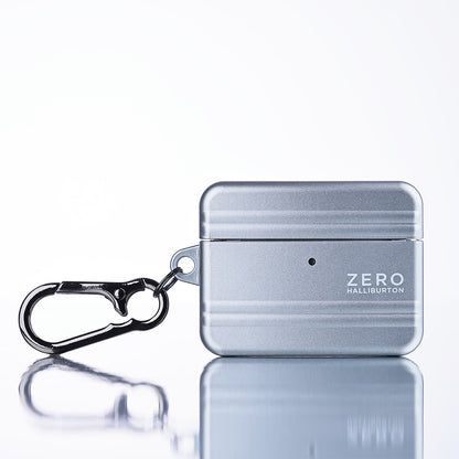 ZERO HALLIBURTON AirPods Pro3 Shockproof Case (Matte Silver)