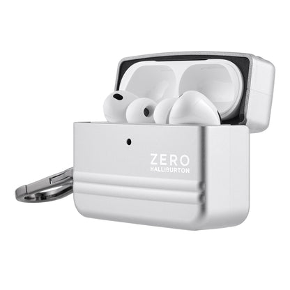 ZERO HALLIBURTON AirPods Pro3 Shockproof Case (Matte Silver)