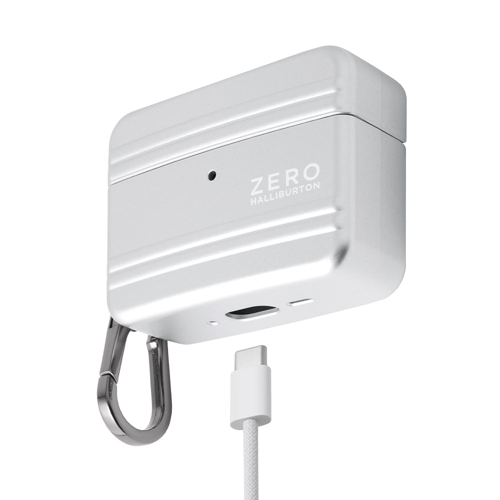 ZERO HALLIBURTON AirPods Pro3 Shockproof Case (Matte Silver) – UNiCASE