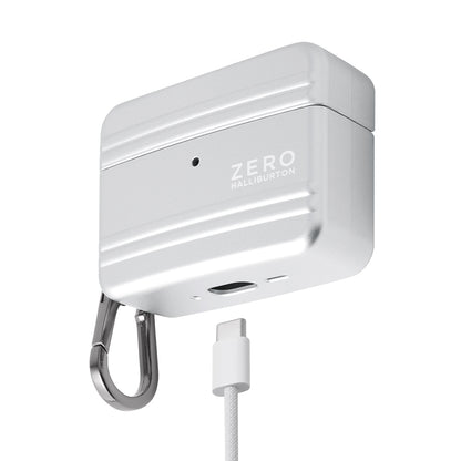 ZERO HALLIBURTON AirPods Pro3 Shockproof Case (Matte Silver)