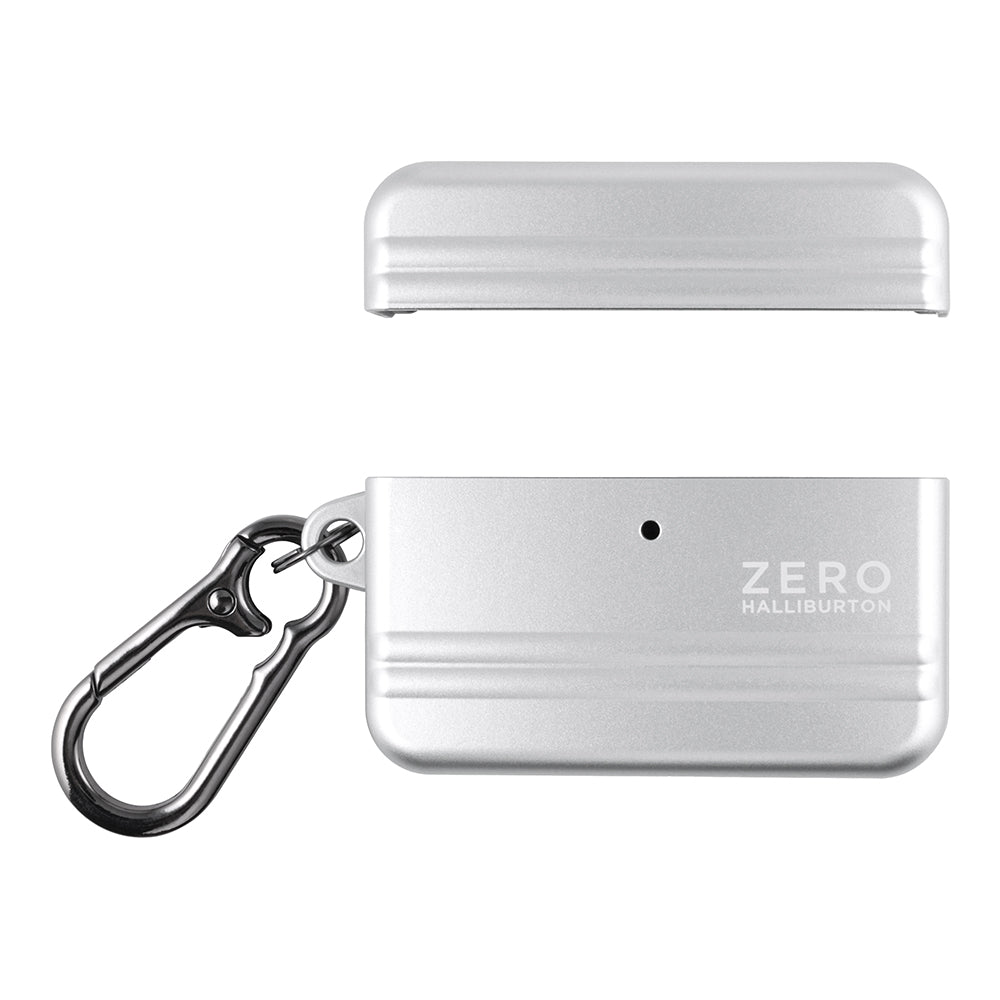 ZERO HALLIBURTON AirPods Pro3 Shockproof Case (Matte Silver)