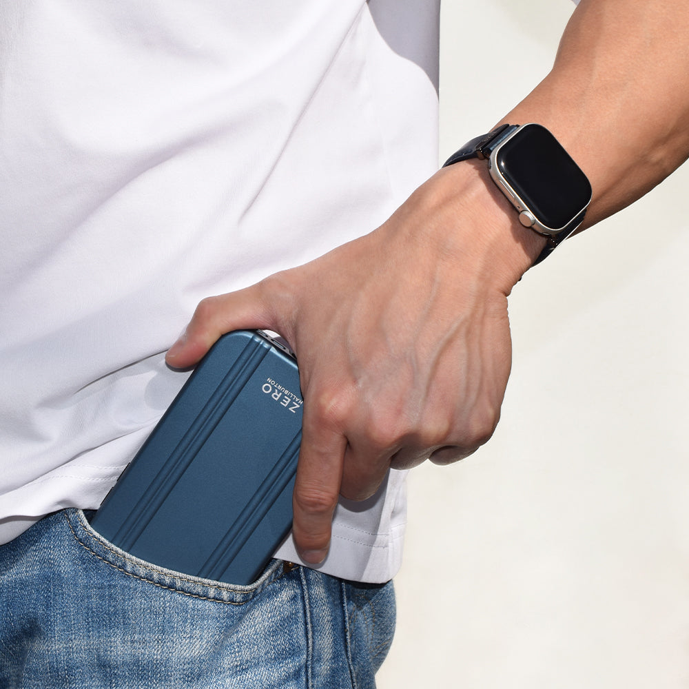 ZERO HALLIBURTON Hybrid Shockproof Case (Steel Blue) – UNiCASE
