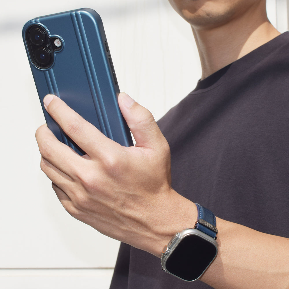 ZERO HALLIBURTON Hybrid Shockproof Case (Steel Blue) – UNiCASE