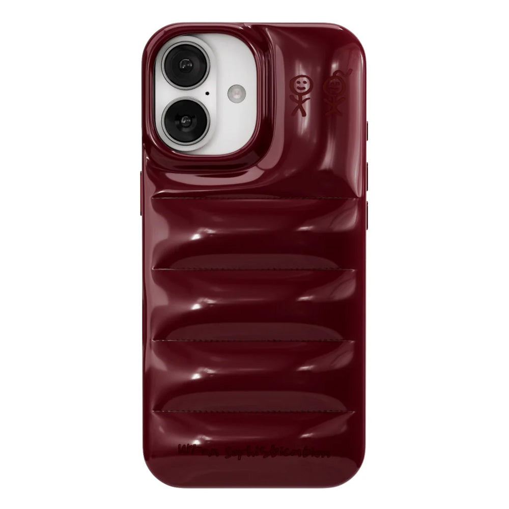 THE PUFFER CASE (BURGUNDY) – UNiCASE