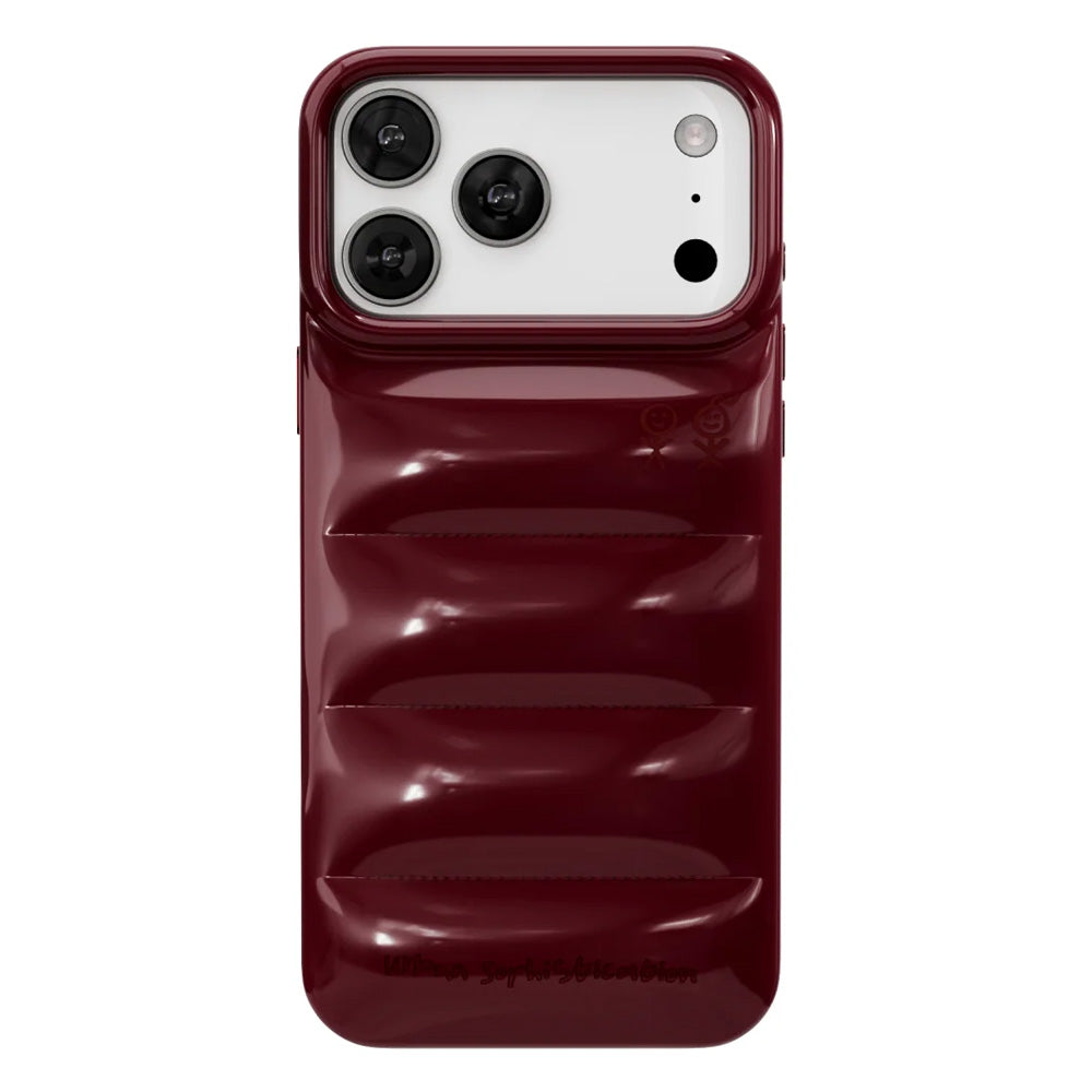 THE PUFFER CASE (BURGUNDY)