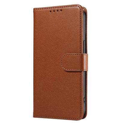 シンプル手帳レザーケース (ブラウン)