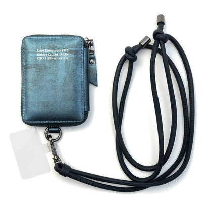 Rimpa Mag Coin Case with Shoulder Strap(ブルー)