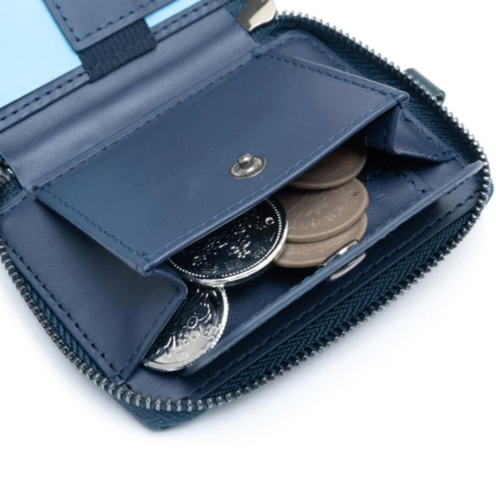 Rimpa Mag Coin Case with Shoulder Strap(ブルー)