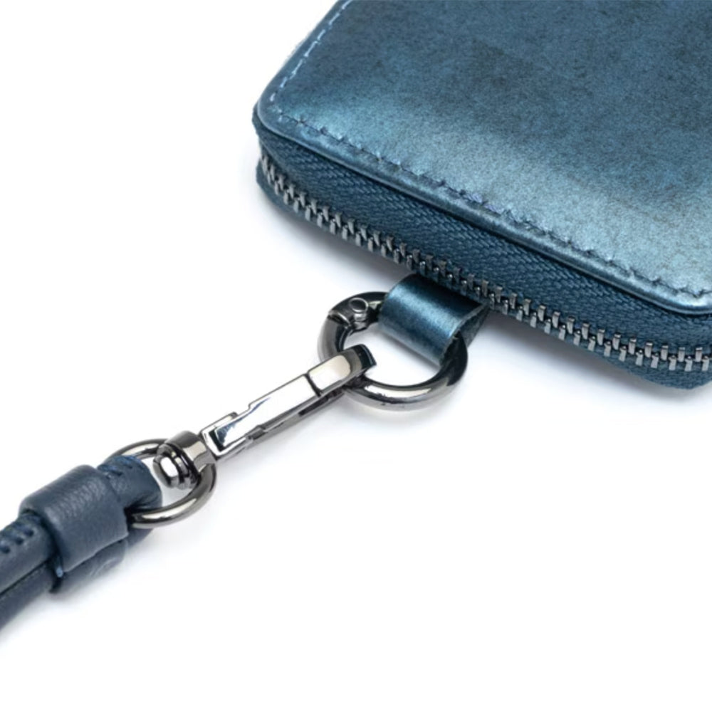 Rimpa Mag Coin Case with Shoulder Strap(ブルー)