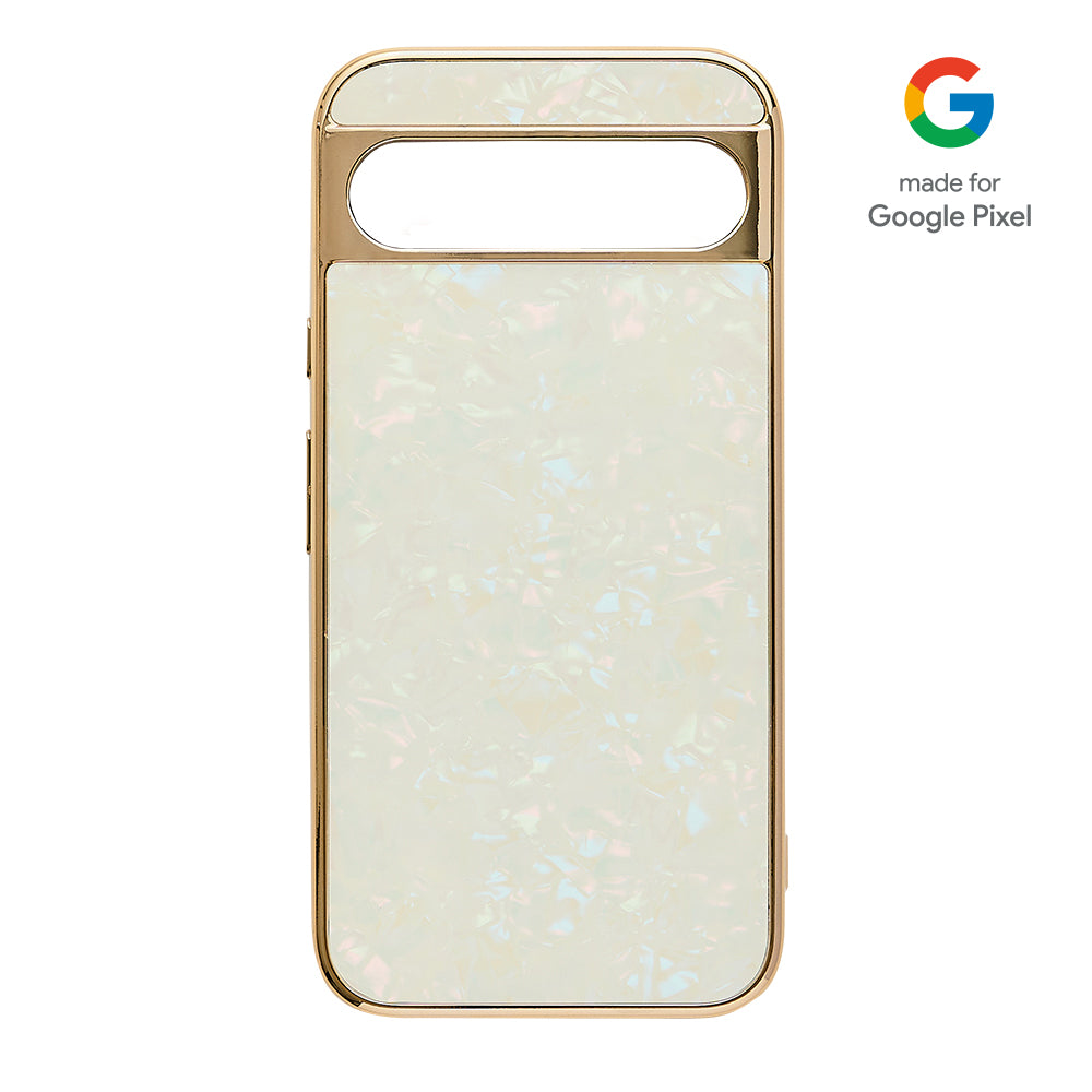 Glass Shell Case (gold) (GooglePixel)