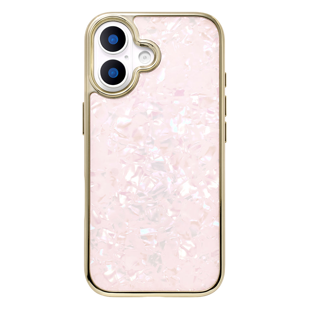 Glass Shell Case (pink)