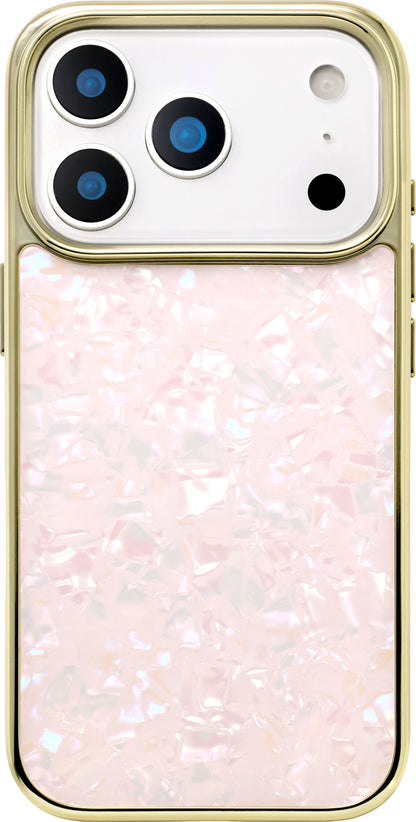 Glass Shell Case (pink)