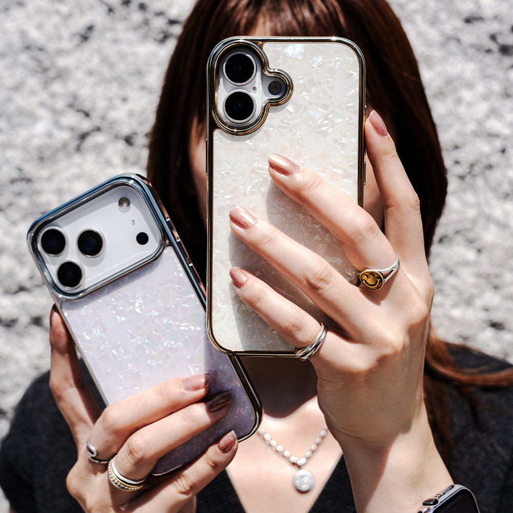 Glass Shell Case (gold)