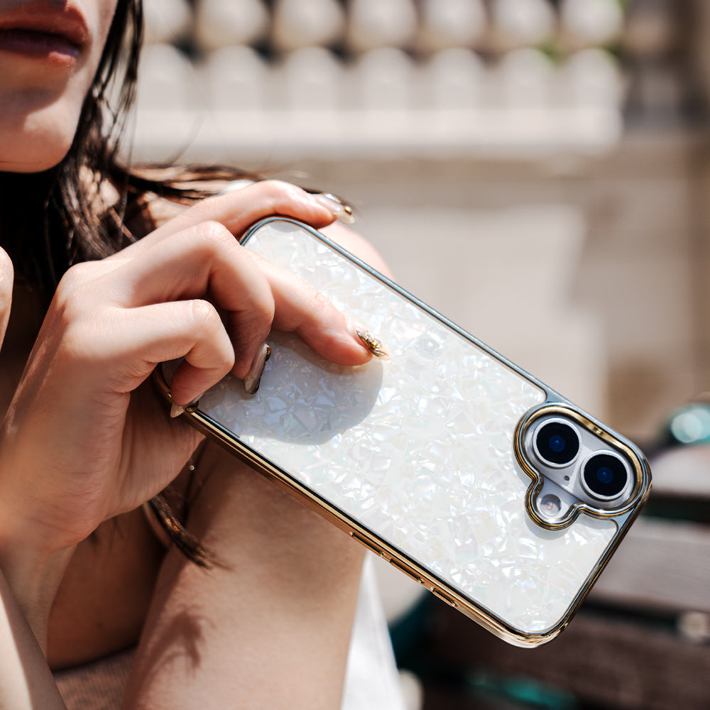 Glass Shell Case (gold)