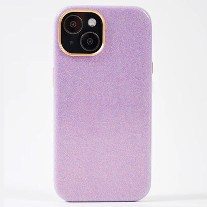 【iPhone15 Pro】Sparkling Case(purple)