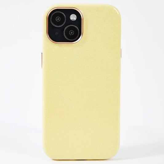 【iPhone15 Pro】Sparkling Case(yellow)