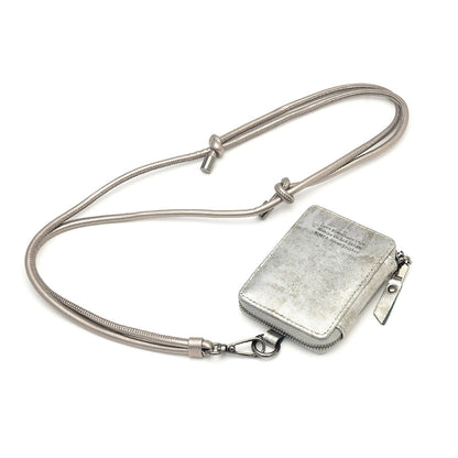 Rimpa Mag Coin Case with Shoulder Strap(いぶし銀)