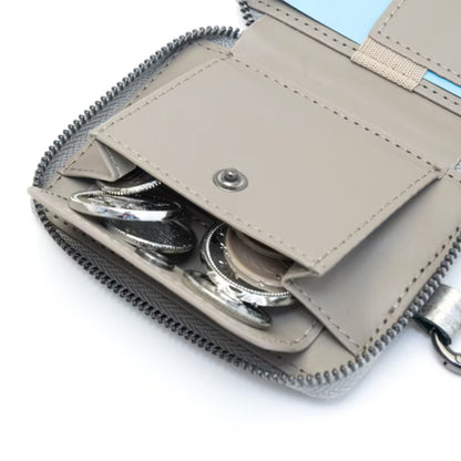 Rimpa Mag Coin Case with Shoulder Strap(いぶし銀)