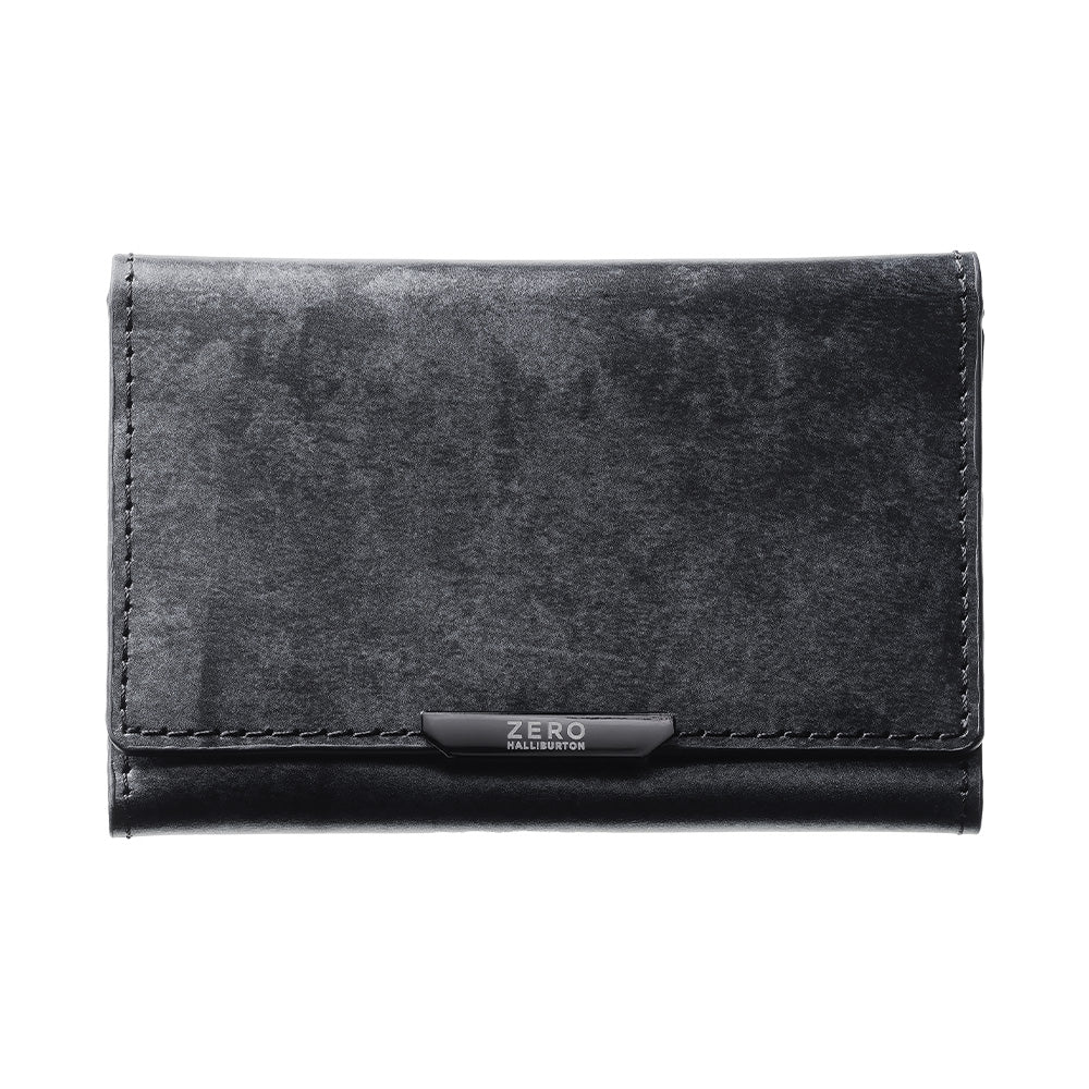 Leather Mag Card Case (Black)