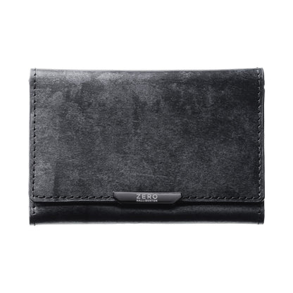 Leather Mag Card Case (Black)