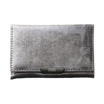 Leather Mag Card Case (Silver)