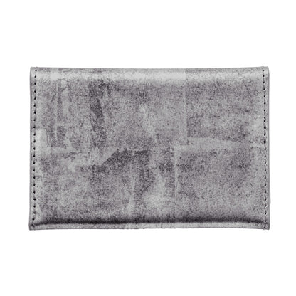 Leather Mag Card Case (Silver)
