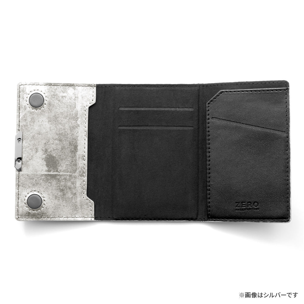 Leather Mag Card Case (Black)