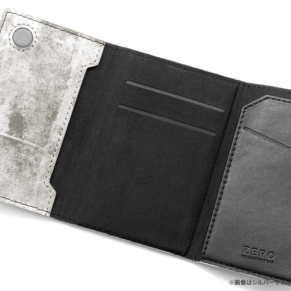 Leather Mag Card Case (Steel Blue)