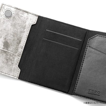 Leather Mag Card Case (Steel Blue)