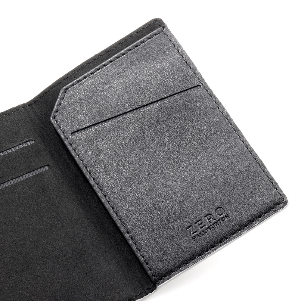 Leather Mag Card Case (Steel Blue)