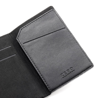 Leather Mag Card Case (Black)