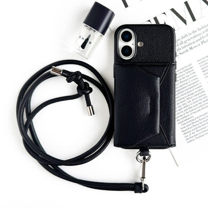 Mag Shoulder Card Wallet (black)