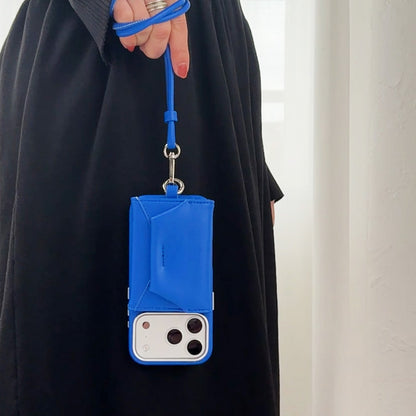 Mag Shoulder Card Wallet (blue)