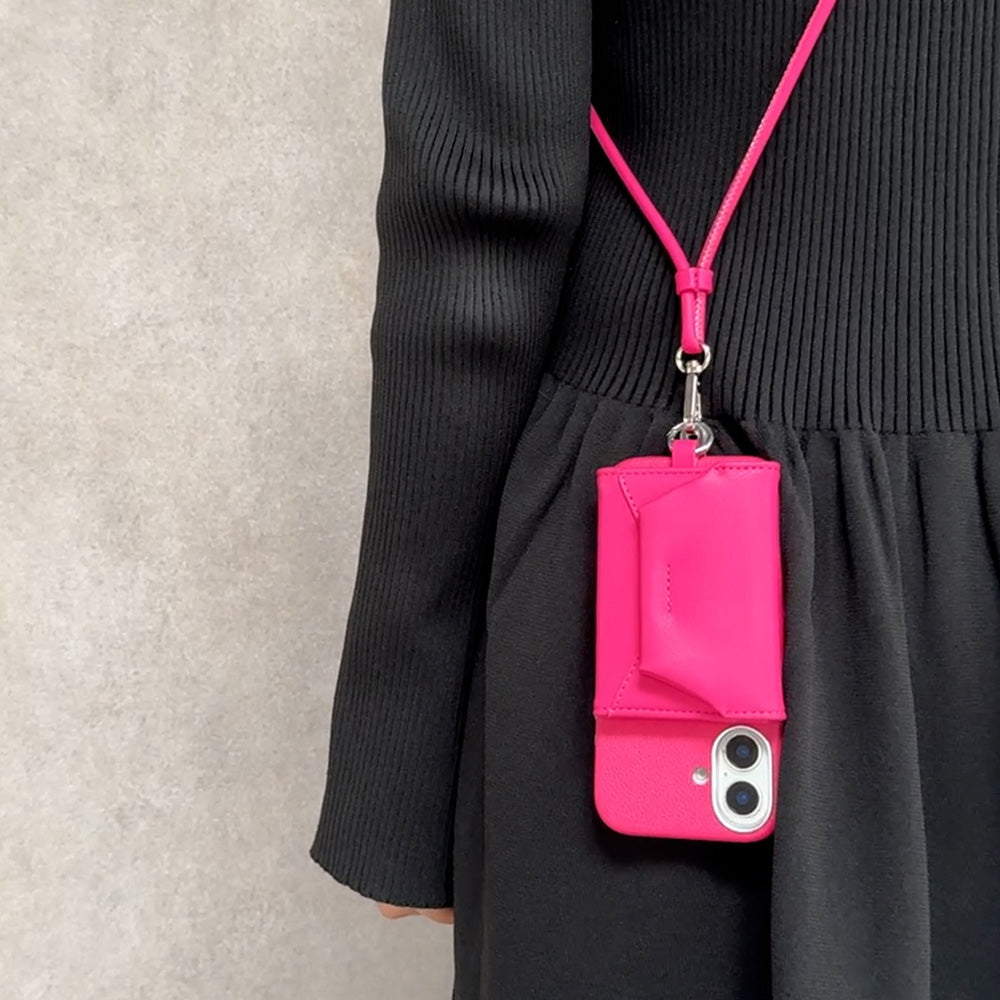Mag Shoulder Card Wallet (pink2) – UNiCASE